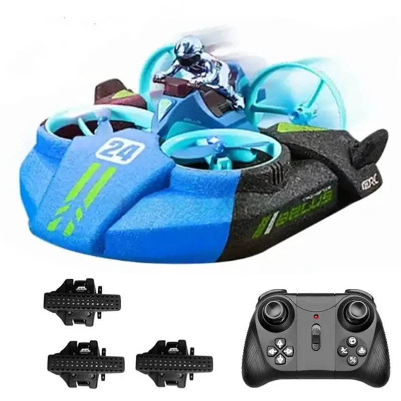 AirCruiser– 360° Abenteuer – RC-Drohne Blau / 3 | Pädagogisches Holzspielzeug von Mein Kleines Baby