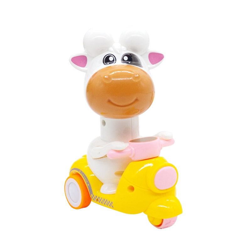 Animal Motorcycle Toy™ - Abenteuer auf Rädern - Spielzeugauto Kuh | Pädagogisches Holzspielzeug von Mein Kleines Baby
