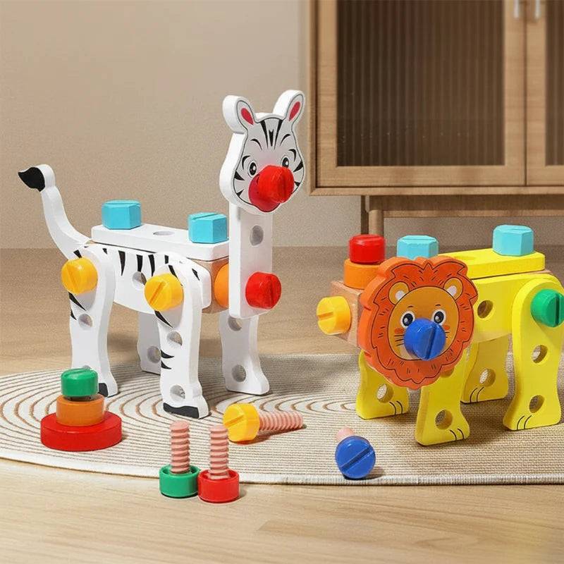 AnimalFix– Verspielt&Clever– Holztiere-Werkzeugset | Pädagogisches Holzspielzeug AnimalFix– Verspielt&Clever– Holztiere-Werkzeugset | Pädagogisches Holzspielzeug von Mein Kleines Baby
