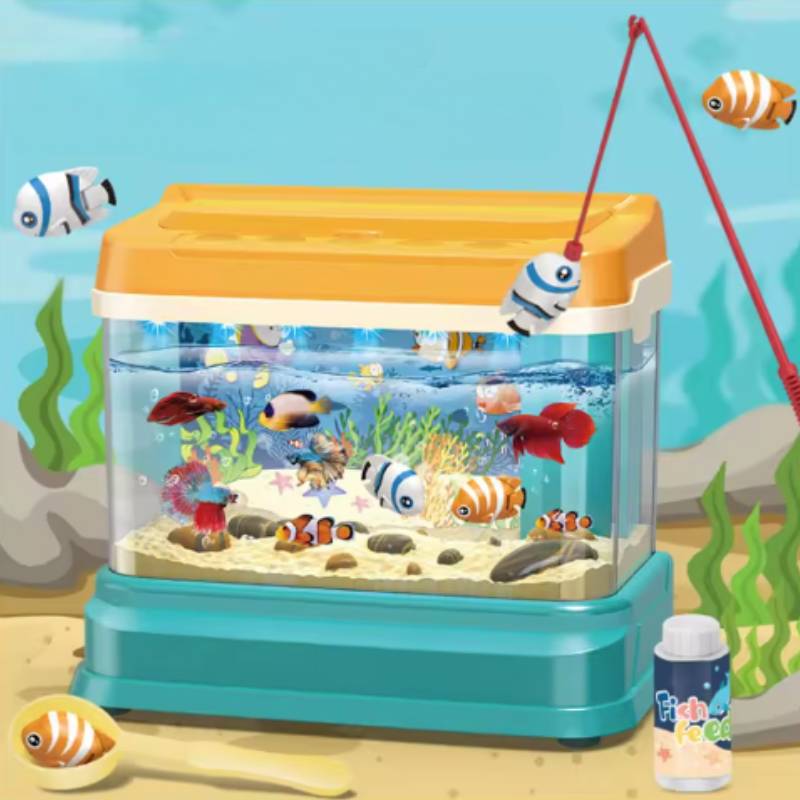 Aqua Friends– Lernen&Spielen– Fischspiel Aquarium | Pädagogisches Holzspielzeug von Mein Kleines Baby