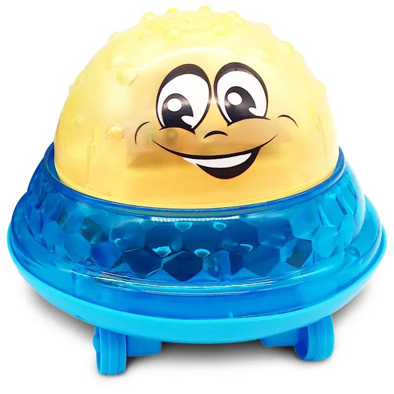 Aqua Light Show™ – Magischer Badespaß - Spielzeug Gelber Ball mit Sockel | Pädagogisches Holzspielzeug von Mein Kleines Baby