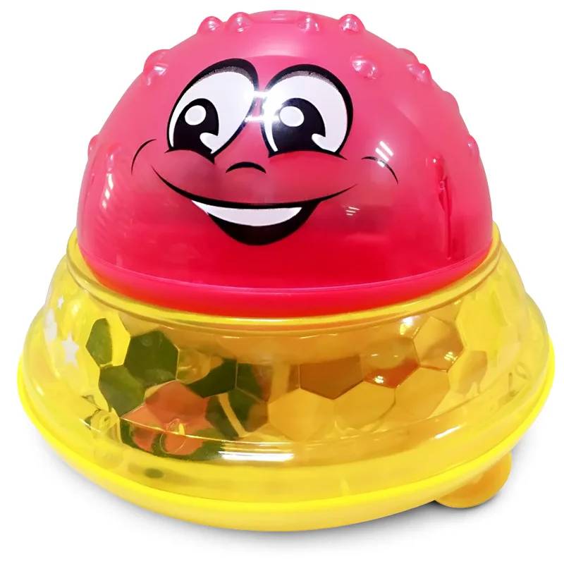 Aqua Light Show™ – Magischer Badespaß - Spielzeug Roter Ball mit Sockel | Pädagogisches Holzspielzeug von Mein Kleines Baby