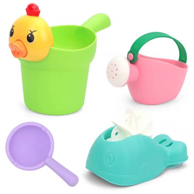 Aqua Tot™ – Eimer voller Spaß - Strandspielzeug-Set Ende | Pädagogisches Holzspielzeug von Mein Kleines Baby