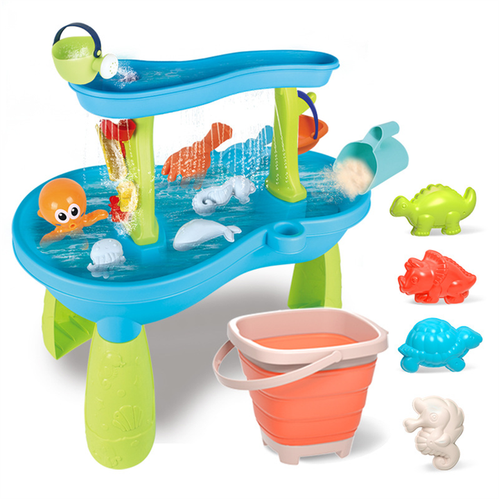 AquaKind– Spielerisch entwickeln – Wassertisch für Kleinkinder | Pädagogisches Holzspielzeug von Mein Kleines Baby