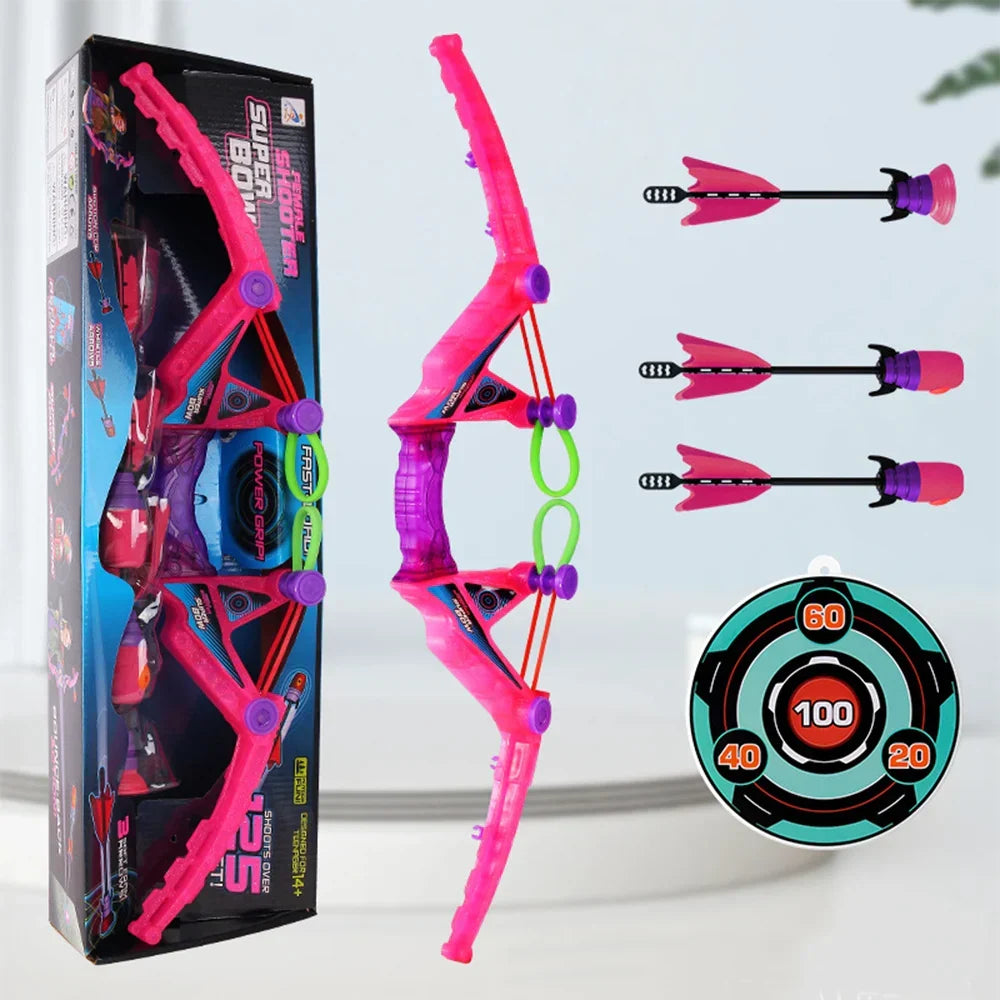 ArrowFun – Leg & Lær – Bueskydningssæt til børn Lyserød / Stor | Pädagogisches Holzspielzeug von Mein Kleines Baby