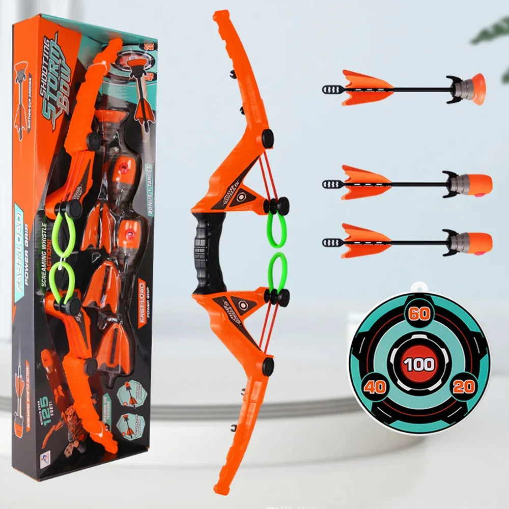 ArrowFun – Leg & Lær – Bueskydningssæt til børn Orange / Lille | Pädagogisches Holzspielzeug von Mein Kleines Baby