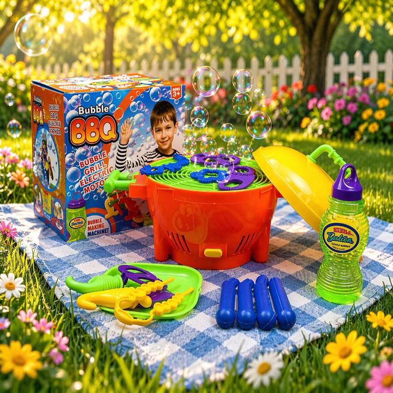 BBQ Bubble Maker – Legende & interaktivt – Bobleboble-BBQ | Pädagogisches Holzspielzeug BBQ Bubble Maker – Legende & interaktivt – Bobleboble-BBQ | Pädagogisches Holzspielzeug von Mein Kleines Baby