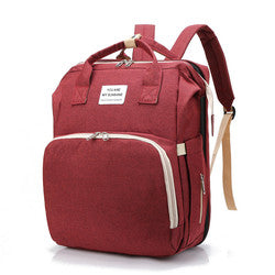 Baby Backpack™ - Multifunktioneller Rucksack - Baby Rucksack Rot | Pädagogisches Holzspielzeug von Mein Kleines Baby