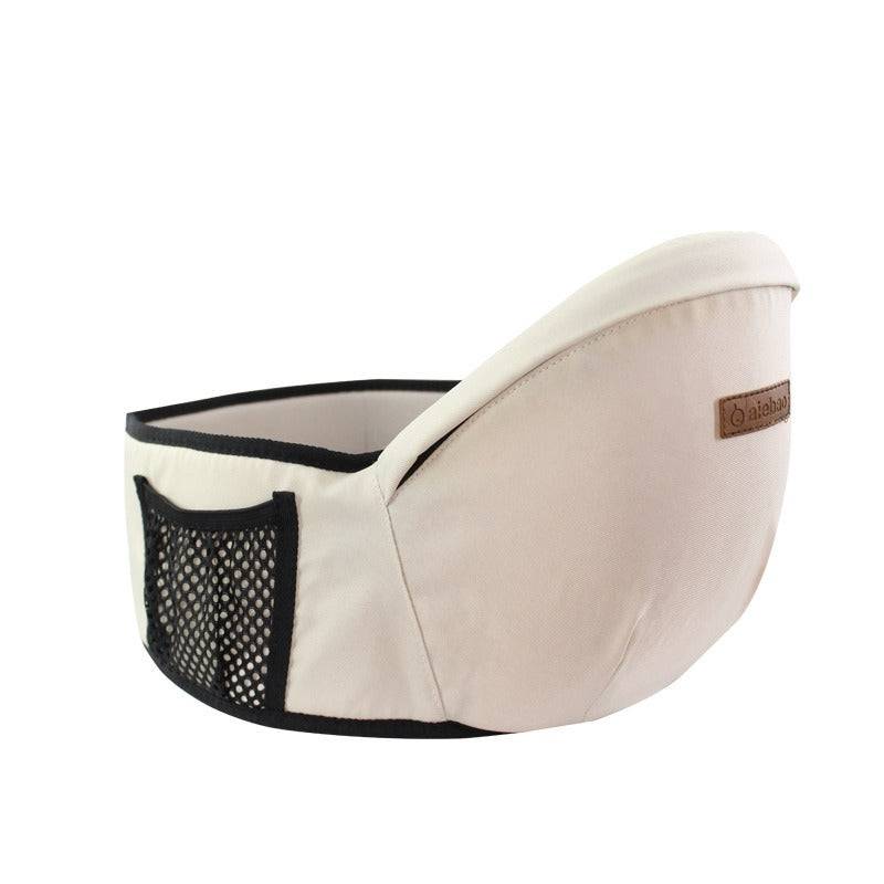 Baby Hip Seat™ - Komfortabel bæresele - Bæresele til hoften Sandsten beige | Pädagogisches Holzspielzeug von Mein Kleines Baby