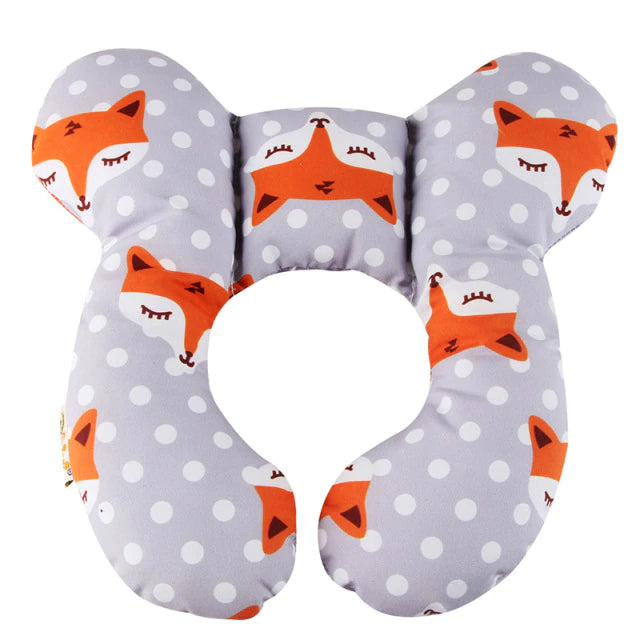 Baby Pillow™ | Unterstützung für den Kopf - Babykissen Füchse | Pädagogisches Holzspielzeug von Mein Kleines Baby