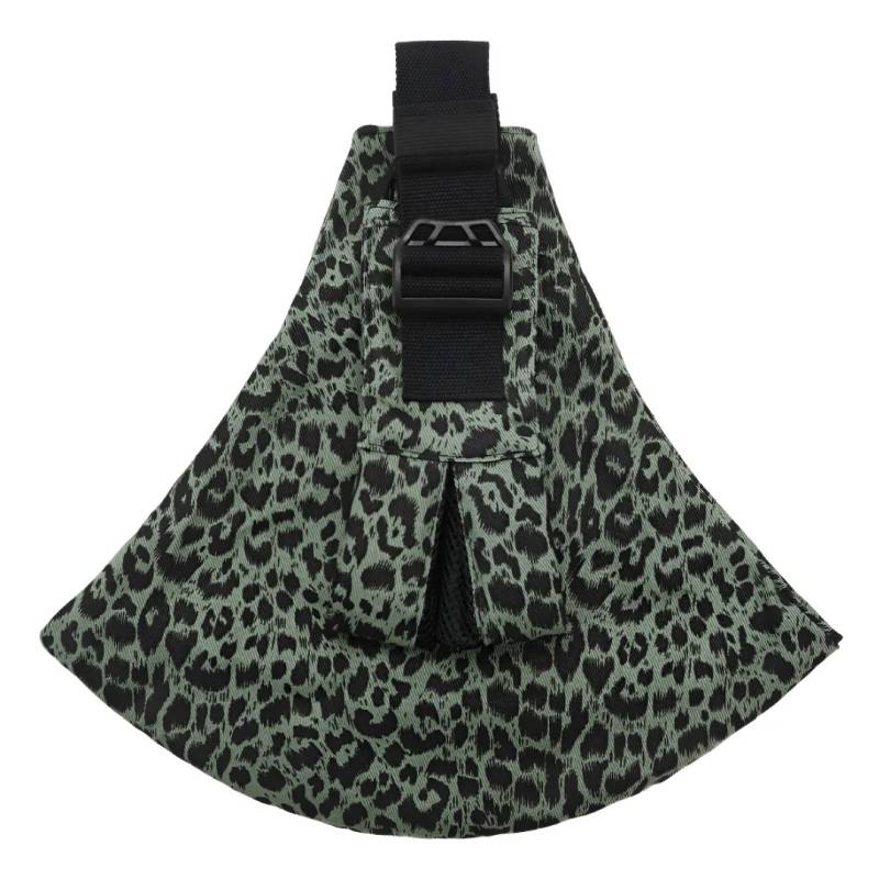 Baby Sling Carrier™ - Justérbar bæresele - Hofteslynge Oliv Leopard – Comfort | Pädagogisches Holzspielzeug von Mein Kleines Baby