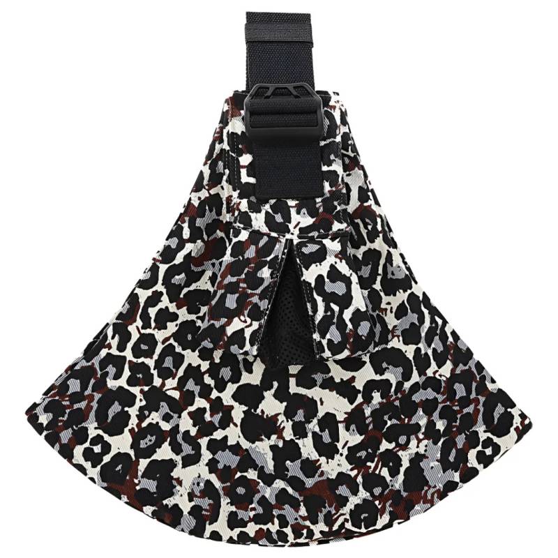 Baby Sling Carrier™ - Verstellbare Babytrage - Hüfttrage Bordeauxfarbener Leopard – Comfort | Pädagogisches Holzspielzeug von Mein Kleines Baby