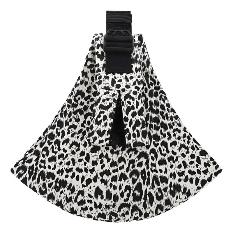 Baby Sling Carrier™ - Verstellbare Babytrage - Hüfttrage Weißer Leopard – Comfort | Pädagogisches Holzspielzeug von Mein Kleines Baby