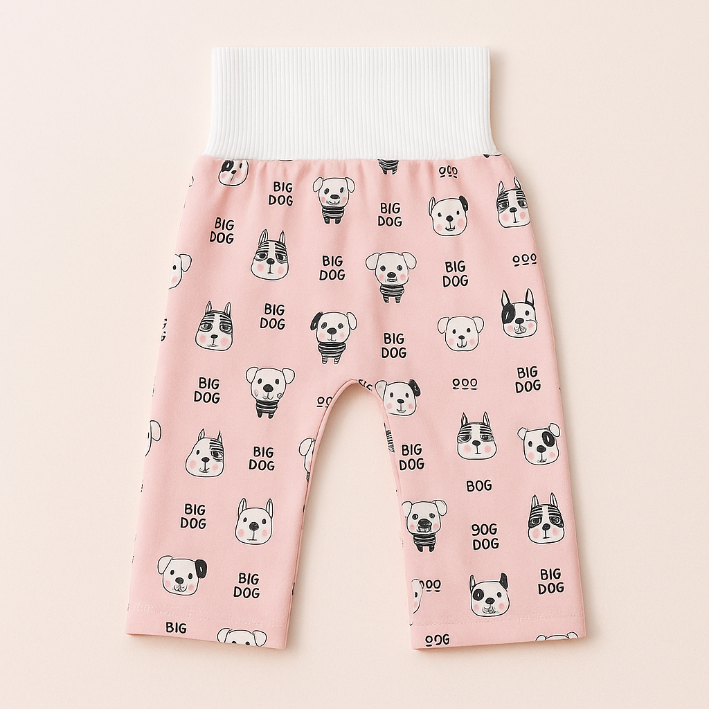 Baby Training Pants™ - Töpfchentraining mit Pfiff - Übungshosen Hose / Rosa Hunde / L (3-6 Jahre) | Pädagogisches Holzspielzeug von Mein Kleines Baby