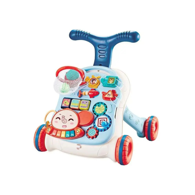 Baby Walker– Sicher&interaktiv– 3-in-1-Lauflernhilfe&Spielcenter für Babys Blau | Pädagogisches Holzspielzeug Baby Walker– Sicher&interaktiv– 3-in-1-Lauflernhilfe&Spielcenter für Babys Blau | Pädagogisches Holzspielzeug von Mein Kleines Baby