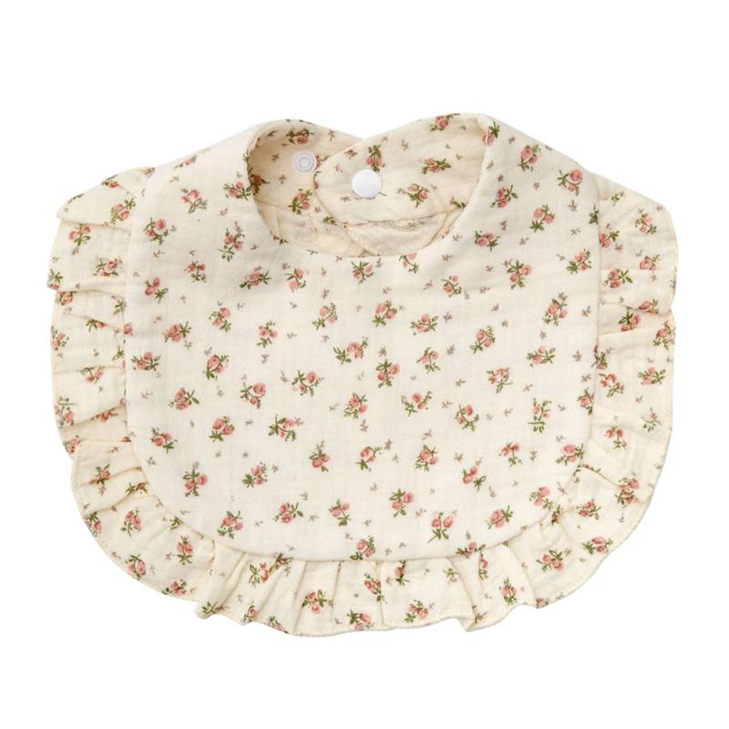 BabyBloom – Niedlich & bequem – Baby-Lätzchen mit Rüschenrand Beige | Pädagogisches Holzspielzeug BabyBloom – Niedlich & bequem – Baby-Lätzchen mit Rüschenrand Beige | Pädagogisches Holzspielzeug von Mein Kleines Baby