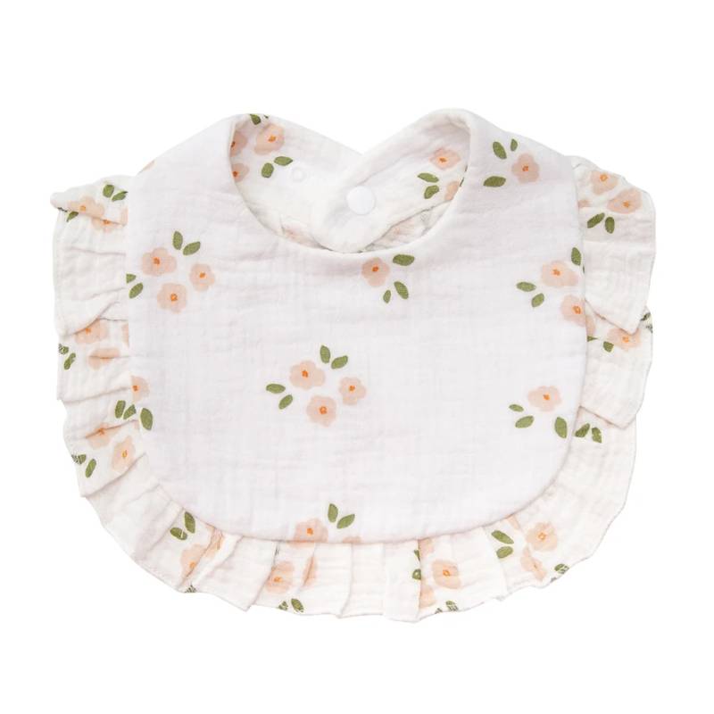 BabyBloom – Niedlich & bequem – Baby-Lätzchen mit Rüschenrand Pfirsichblüte | Pädagogisches Holzspielzeug BabyBloom – Niedlich & bequem – Baby-Lätzchen mit Rüschenrand Pfirsichblüte | Pädagogisches Holzspielzeug von Mein Kleines Baby