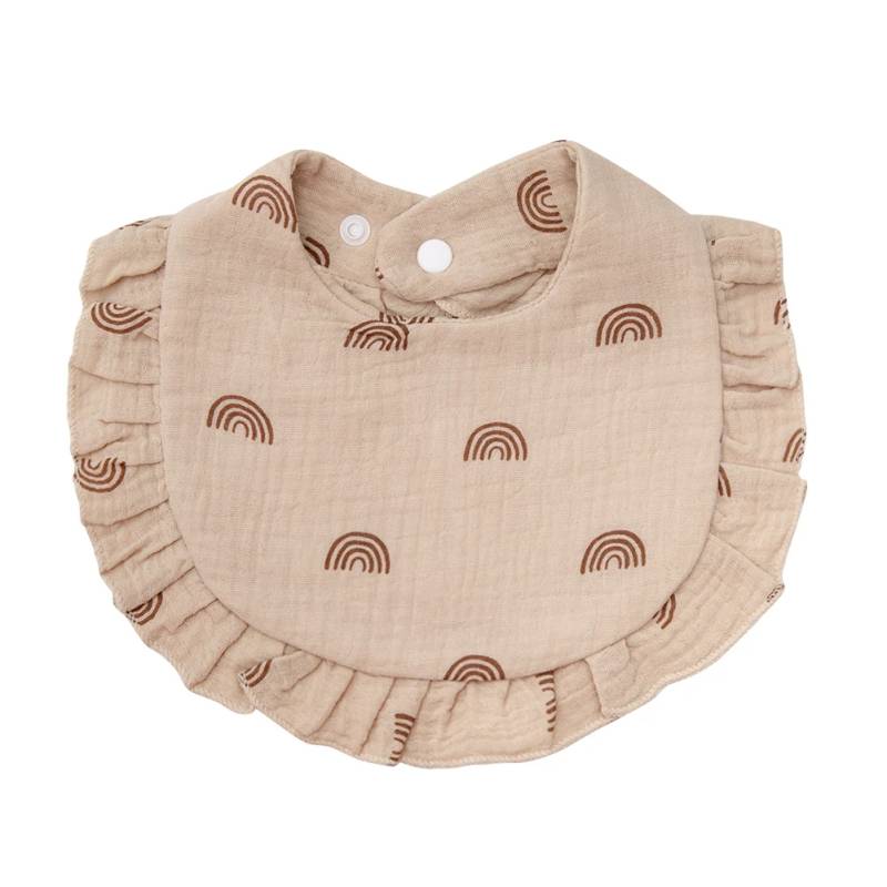 BabyBloom – Niedlich & bequem – Baby-Lätzchen mit Rüschenrand Regenbogen | Pädagogisches Holzspielzeug BabyBloom – Niedlich & bequem – Baby-Lätzchen mit Rüschenrand Regenbogen | Pädagogisches Holzspielzeug von Mein Kleines Baby