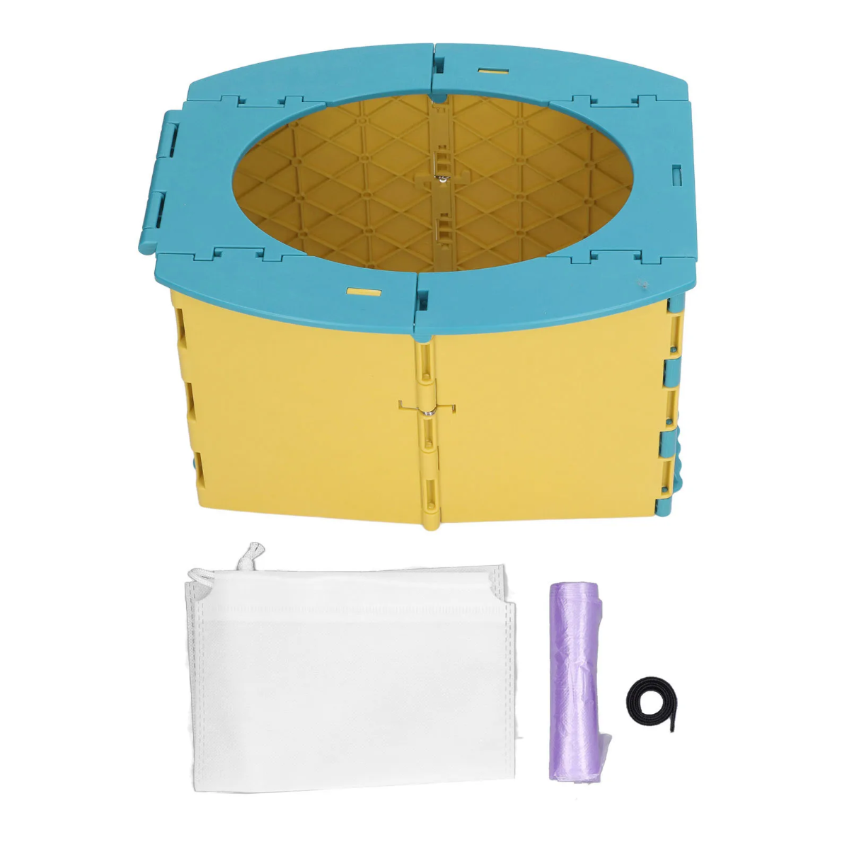 BabyCare – Praktisch & tragbar – Zusammenklappbares Kinder-Töpfchen Blau Gelb | Pädagogisches Holzspielzeug BabyCare – Praktisch & tragbar – Zusammenklappbares Kinder-Töpfchen Blau Gelb | Pädagogisches Holzspielzeug von Mein Kleines Baby