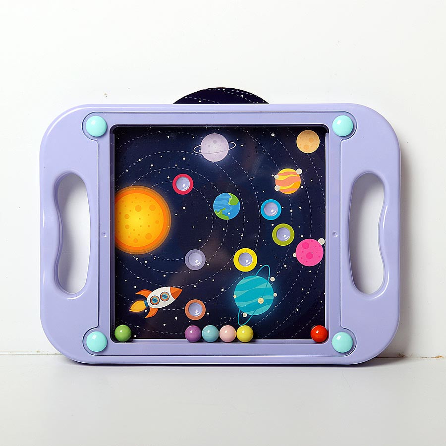 Balance Board Game™ - Im Gleichgewicht bleiben - Balance-Tafel Lila | Pädagogisches Holzspielzeug von Mein Kleines Baby