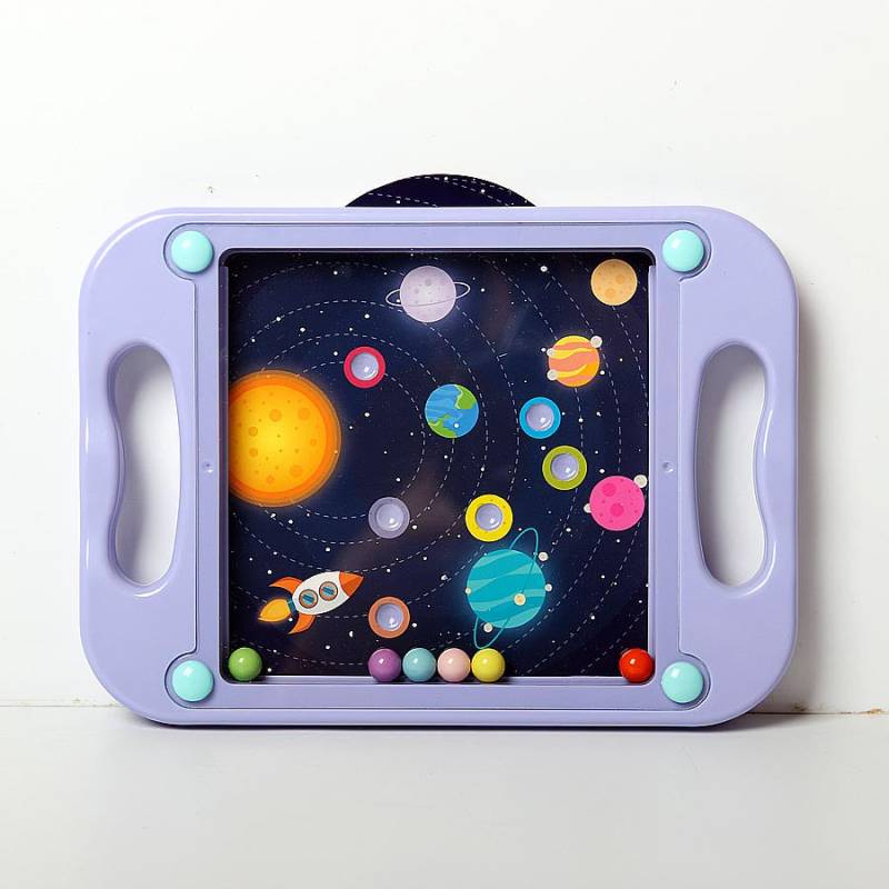 Balance Board Game™ - Im Gleichgewicht bleiben - Balance-Tafel Lila | Pädagogisches Holzspielzeug von Mein Kleines Baby