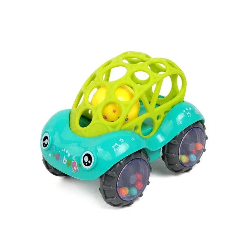 Ball Car™ - Sjov med Rullende Rangler - Legetøjsbil Grøn | Pädagogisches Holzspielzeug von Mein Kleines Baby