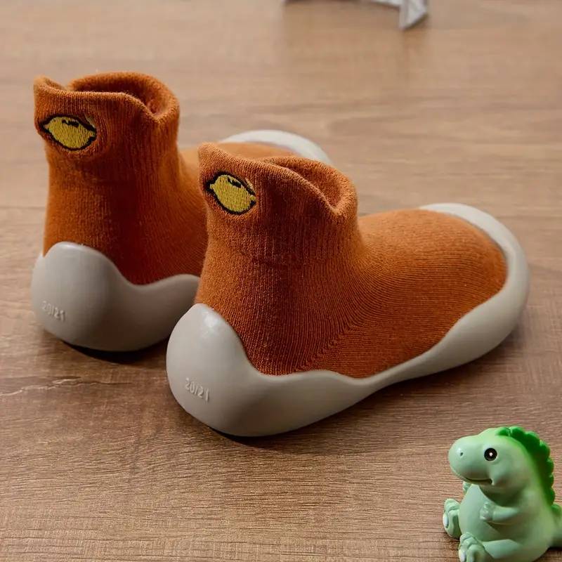 BareFoot– Natürlich laufen – Babyschuhe mit flexibler Sohle Orange / 20–21 (6-12 Monate) | Pädagogisches Holzspielzeug von Mein Kleines Baby