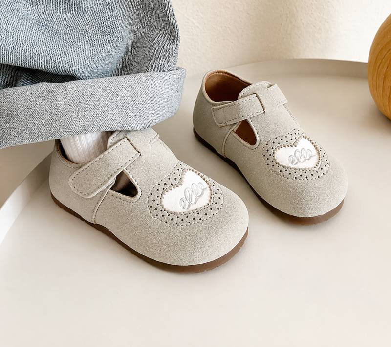 Barefoot – Leder & Barfuß – Kinderschuhe mit weicher Sohle Grau / 16 (6–9 Monate) | Pädagogisches Holzspielzeug von Mein Kleines Baby