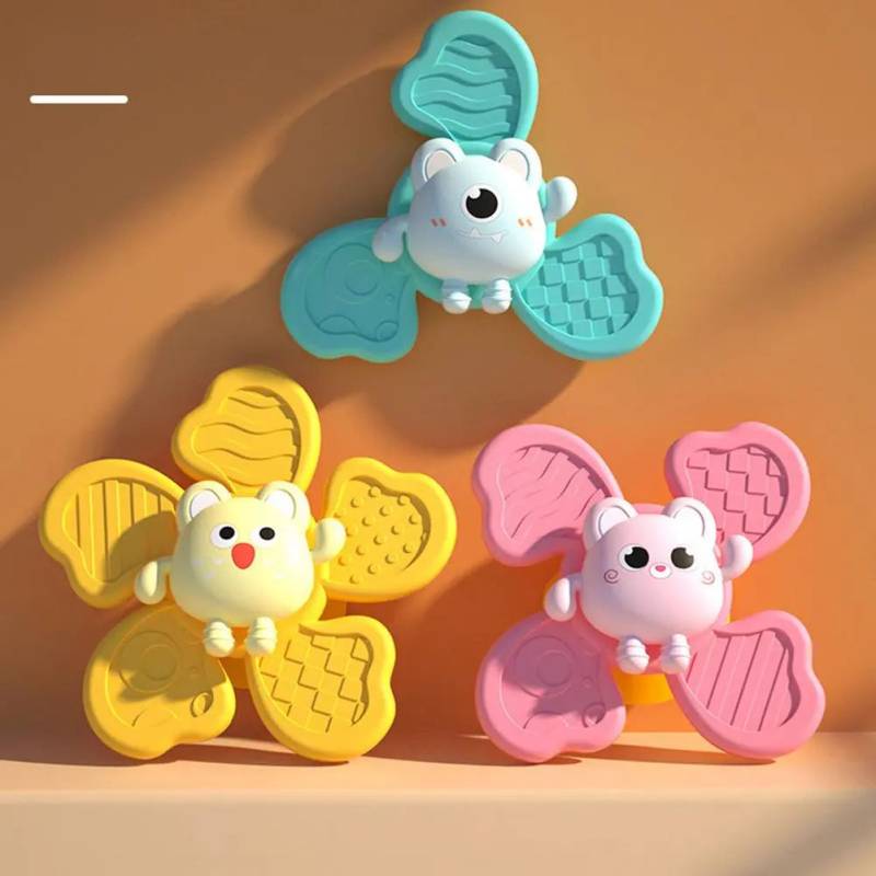 Bath Buddies™ - Baby's Fun Bath Toys - 3er-Set 3er Set | Pädagogisches Holzspielzeug von Mein Kleines Baby
