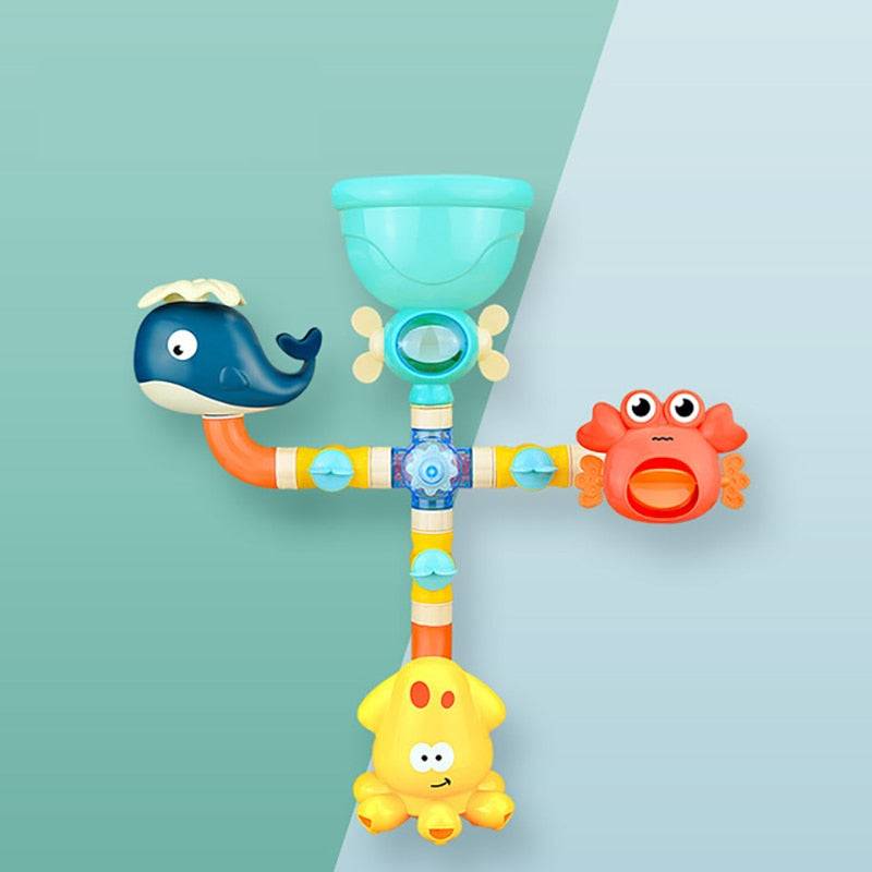 Bath Buddies™ - Badesjov med sprøjtende venner - Badelegetøjsfontæne | Pädagogisches Holzspielzeug von Mein Kleines Baby