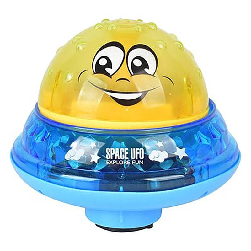 Bath Buddies™ - Magische Badezeit - LED-Wassersprühball Gelb | Pädagogisches Holzspielzeug von Mein Kleines Baby