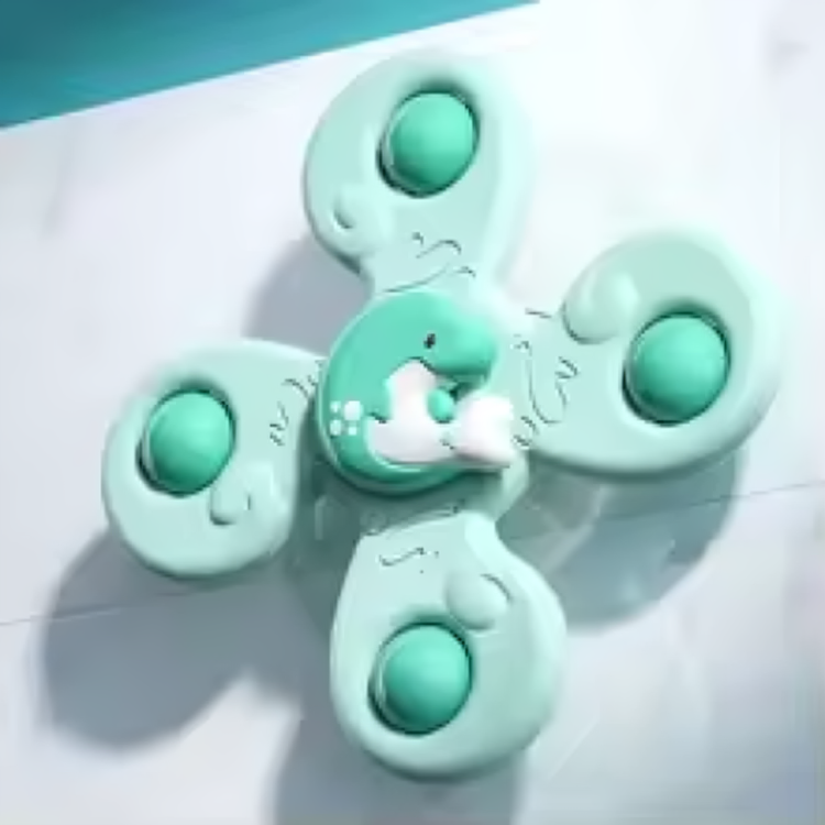 Bath Spinner Toys™ - Lernen&Spaß - Zappel-Baby-Badespielzeug Meerestier | Pädagogisches Holzspielzeug von Mein Kleines Baby