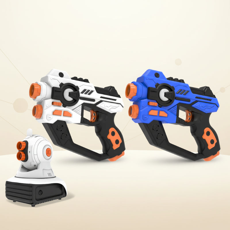 BattleBeam – Action & sjov – Laser Tag Nova Guardian (Hvid/Blå) | Pädagogisches Holzspielzeug von Mein Kleines Baby