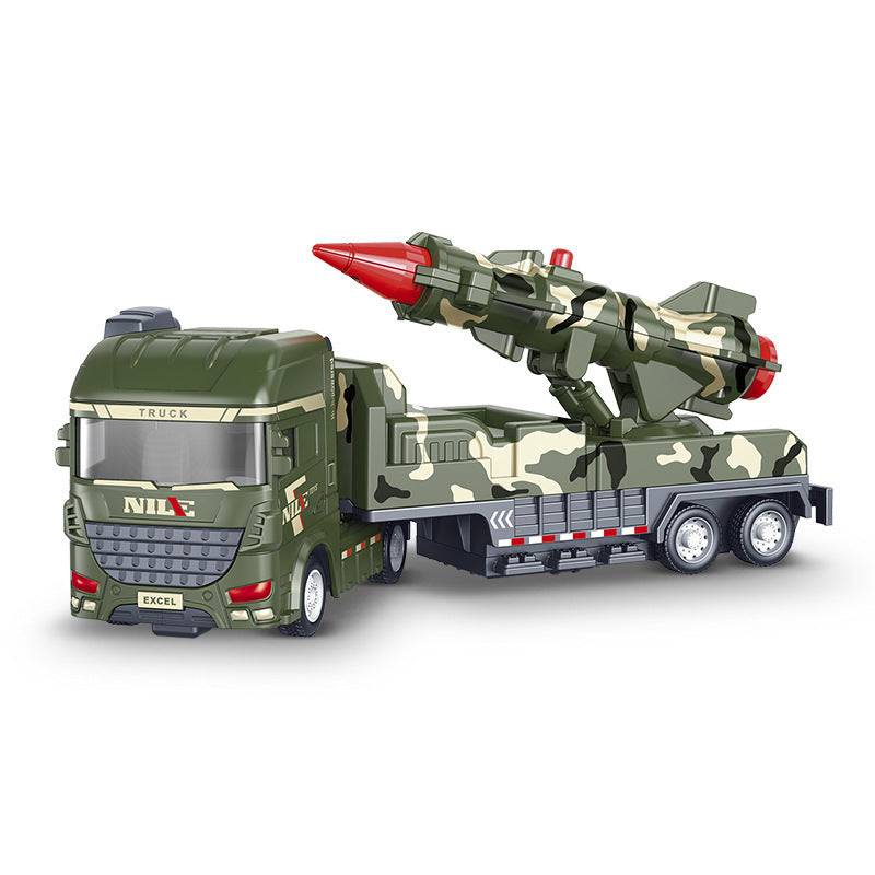 BattleTruck– Militärisch&Interaktiv– Armee-LKW-Spielzeug Langstreckenrakete | Pädagogisches Holzspielzeug von Mein Kleines Baby