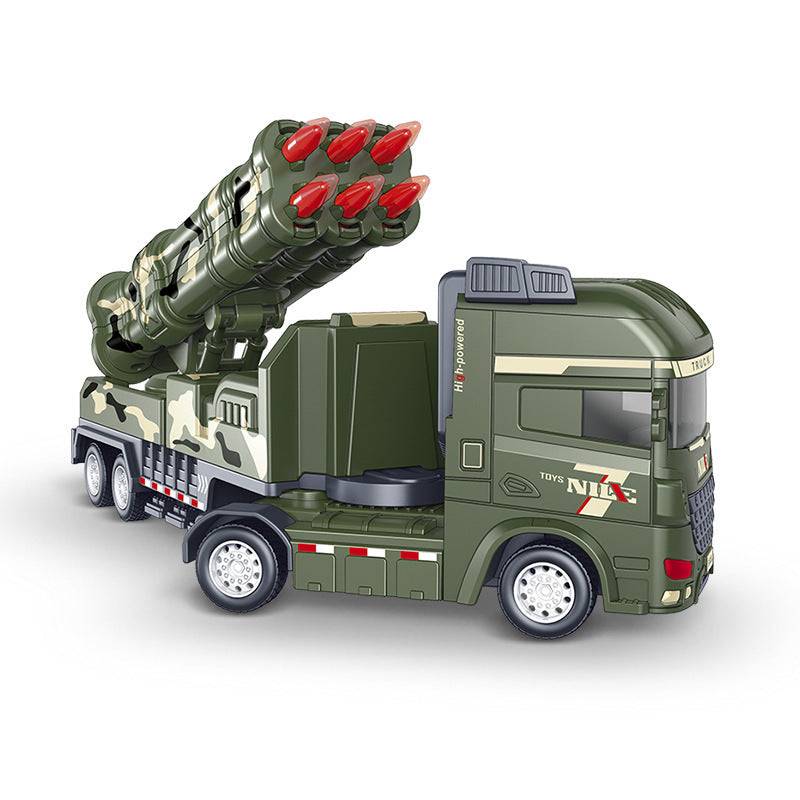 BattleTruck– Militärisch&Interaktiv– Armee-LKW-Spielzeug Raketenwerferwagen | Pädagogisches Holzspielzeug von Mein Kleines Baby