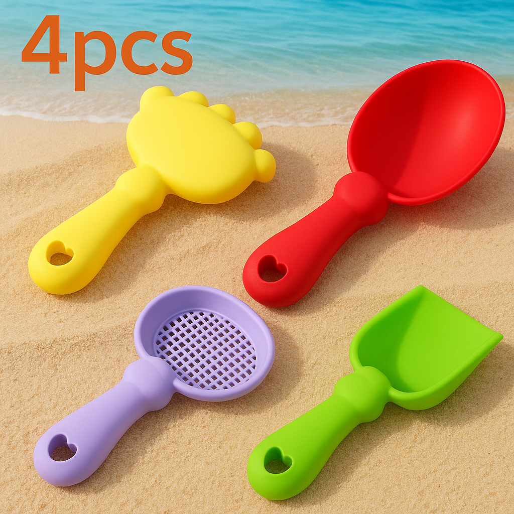 Beach Fun Set™ – Sommersjov i sand – Strandlegetøjssæt 4 stykker | Pädagogisches Holzspielzeug von Mein Kleines Baby