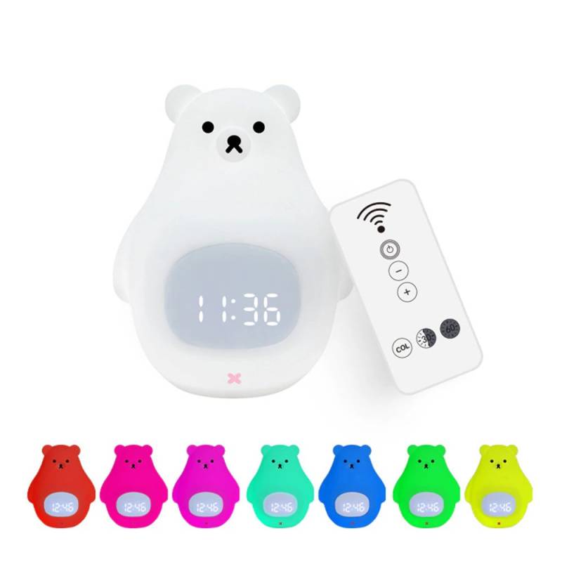 Bear Alarm™ - Schlaftrainer für Kinder - Nachtlichtwecker | Pädagogisches Holzspielzeug von Mein Kleines Baby