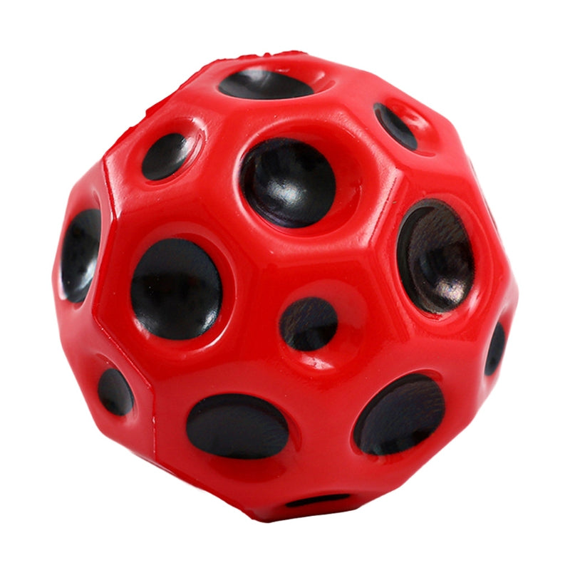 Bouncy Ball™ - Quetschen Sie Ihren Stress weg - Anti-Stress-Hüpfball Rot | Pädagogisches Holzspielzeug von Mein Kleines Baby