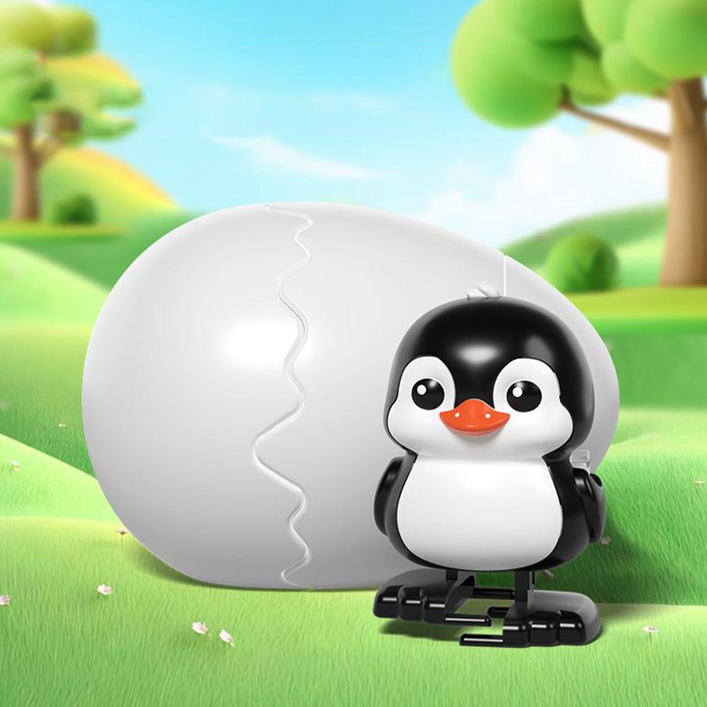 BouncyBeast – Niedlich & interaktiv – Pop-up-Tier-Ei Pinguïn | Pädagogisches Holzspielzeug von Mein Kleines Baby