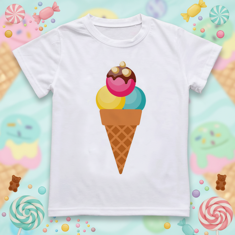 Boys & Girls Summer Tee – Bequem & Verspielt – Kinder-T-Shirt mit lustigem Aufdruck Regenbogen-Premiere / 100 (4–5 Jahre) | Pädagogisches Holzspielzeug von Mein Kleines Baby