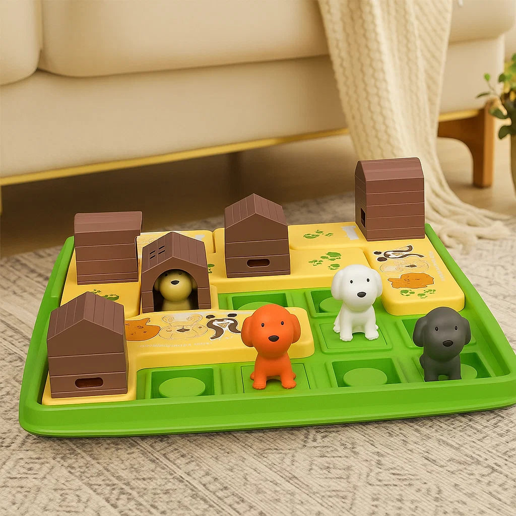BrainSeek– Clever&lehrreich– Logikspiel Hund | Pädagogisches Holzspielzeug von Mein Kleines Baby