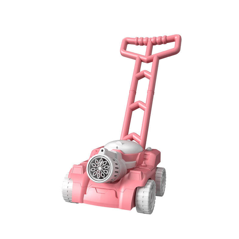 Bubble Mower™ - fortryllende boblesjov - legetøjsplæneklipper Lyserød | Pädagogisches Holzspielzeug von Mein Kleines Baby