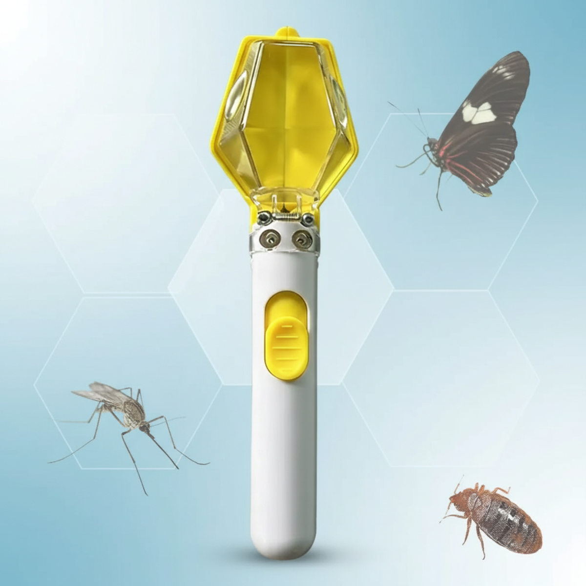 BugMaster – Lehrreich & unterhaltsam – Multifunktionaler Insektenfänger Weiß | Pädagogisches Holzspielzeug von Mein Kleines Baby