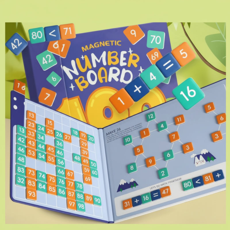 BusyBrain– Englische Vokabeln lernen&Rechnen– Alphabet&Zahlen Puzzlebuch Zahlen | Pädagogisches Holzspielzeug von Mein Kleines Baby