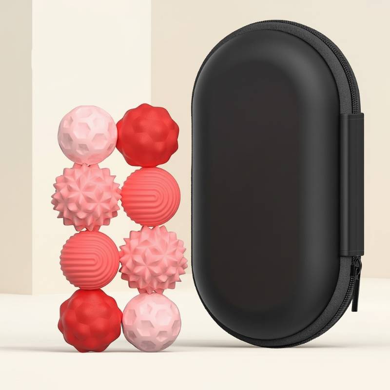 CalmSphere– Sanft&konzentriert– Magnetisches Stressspielzeug Rosa / S (Ø 2.2cm) / 8 | Pädagogisches Holzspielzeug von Mein Kleines Baby