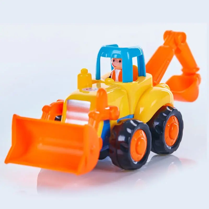 Car adventure™ - Baustellenfahrzeuge Bagger | Pädagogisches Holzspielzeug von Mein Kleines Baby