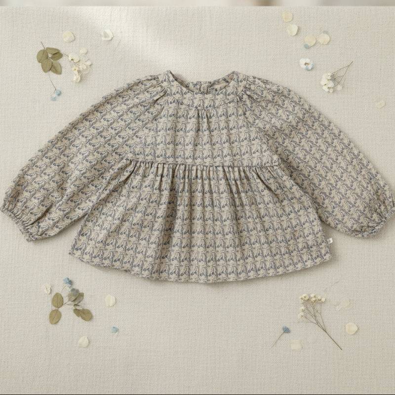 Cherry Shirt & Skirt – Süß & Luftig – Kinder-Set Blaues Kirschhemd / 90 (18–24 Monate) | Pädagogisches Holzspielzeug von Mein Kleines Baby