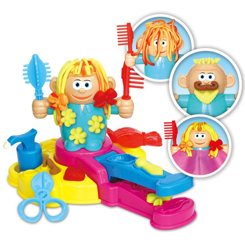Clay Hairdresser Set™ - Frisørsalon Eventyr - Frisørsæt | Pädagogisches Holzspielzeug von Mein Kleines Baby