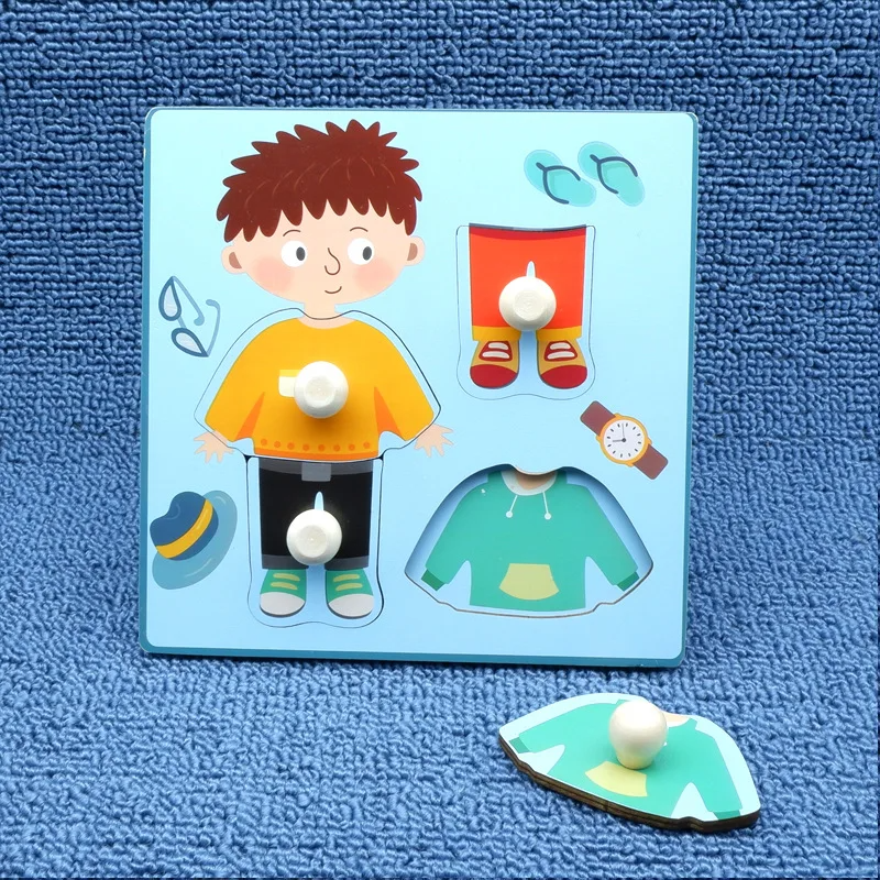 Clever Puzzle™ - Intelligentes Spielen - Holzpuzzle Junge | Pädagogisches Holzspielzeug von Mein Kleines Baby