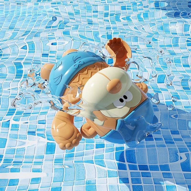 Clockwork Monkey Toy – Leg og vandhygge – Opladeligt bade-legetøj Blå | Pädagogisches Holzspielzeug Clockwork Monkey Toy – Leg og vandhygge – Opladeligt bade-legetøj Blå | Pädagogisches Holzspielzeug von Mein Kleines Baby